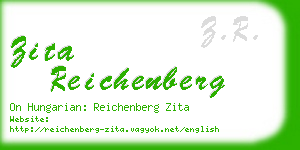 zita reichenberg business card